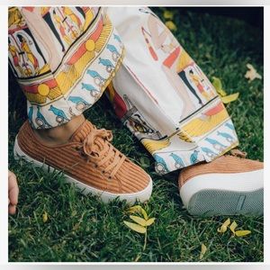 SeeVees Monterey Pop Platform Size 9.5 Corduroy